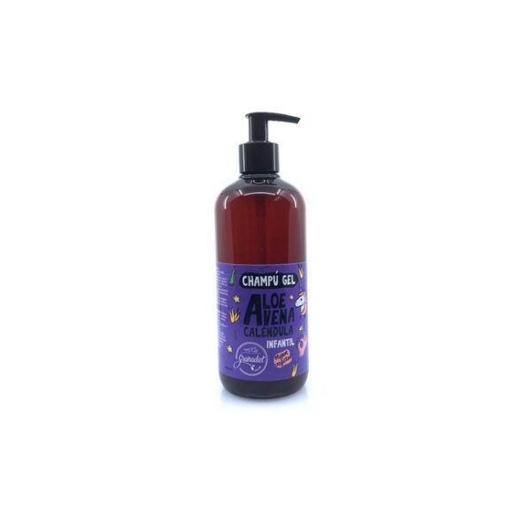 CHAMPÚ GEL INFANTIL ALOE Y AVENA 500 ML.