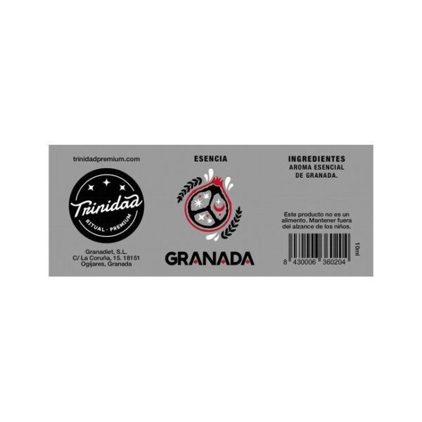 Alternative view of TRINIDAD ESENCIA GRANADA 10 ML.