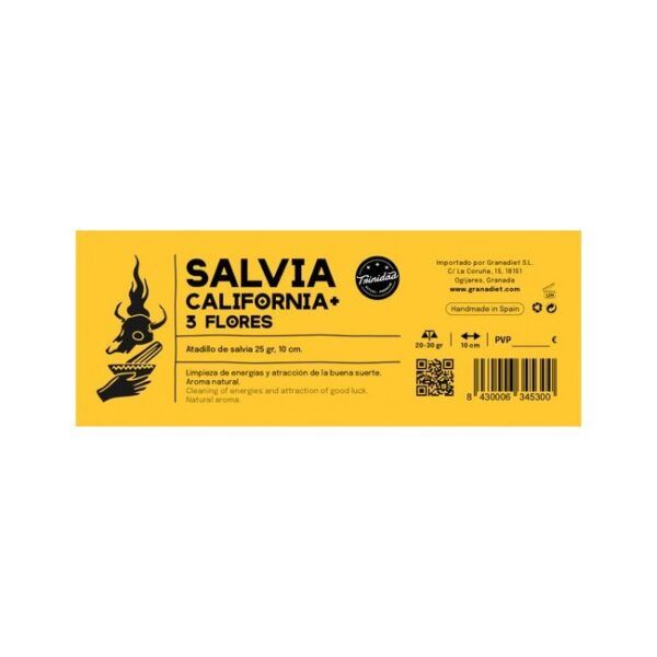 TRINIDAD SALVIA CALIFORNIA 3 FLORES 25 GR. 10 CM - Imagen 3