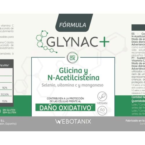 GlyNAC Fórmula 60 cápsulas. N-acetilcisteína (NAC) y glicina. Salud celular y mitocondrial - Imagen 2