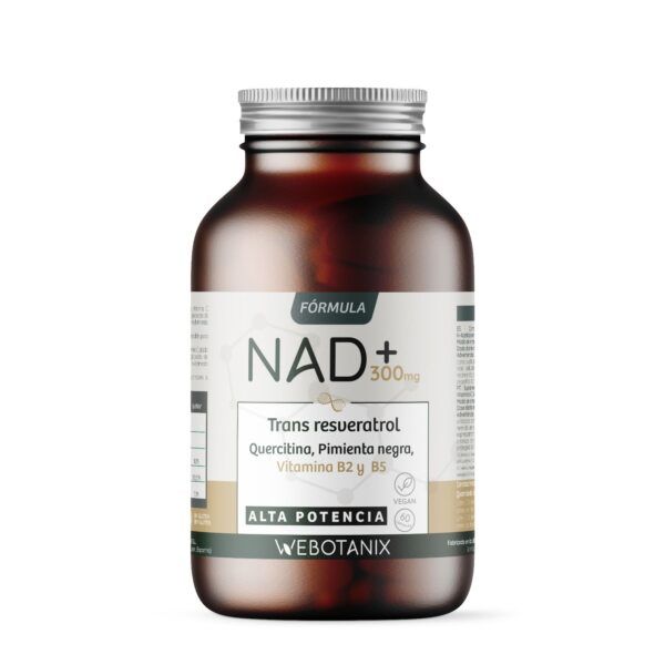 NAD+ Resveratrol Fórmula · 60 cápsulas