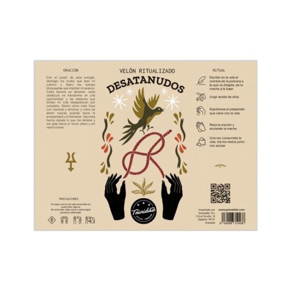 Alternative view of TRINIDAD VELÓN RITUALIZADO DESATANUDOS
