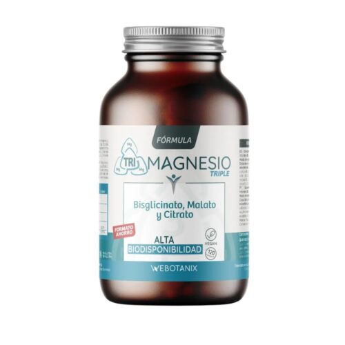 Fórmula Triple Magnesio - Formato AHORRO · 120 Cápsulas Vegano