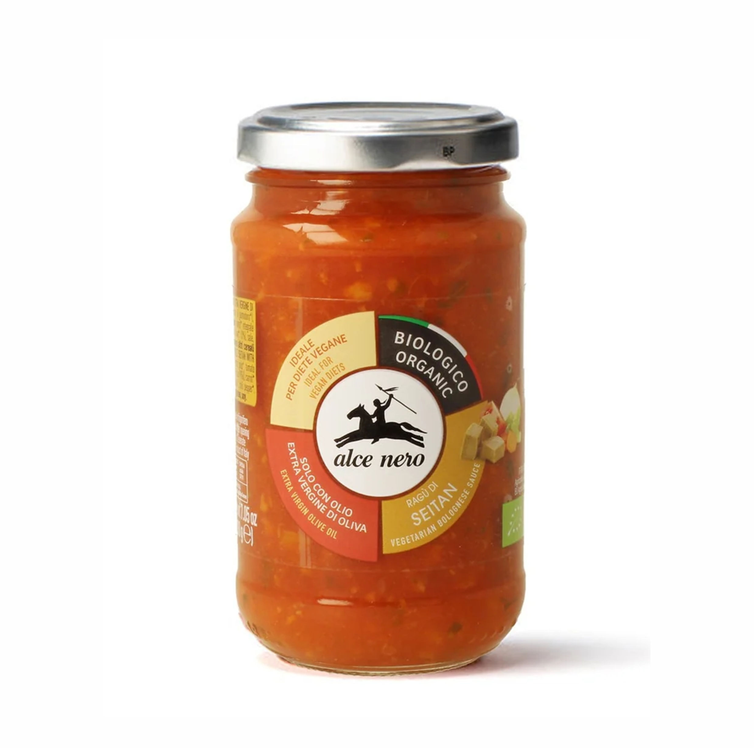 Salsa de ragú vegetal ecológica con seitán de espelta BIO 200gr.