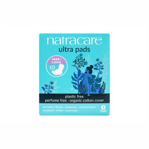 COMPRESA ULTRA LARGA ALAS NATURAL - NATRACARE - 10Uds.