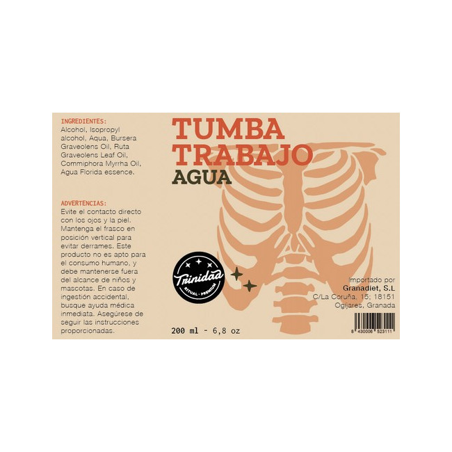TRINIDAD AGUA TUMBA TRABAJOS SPRAY 200ml. - Imagen 2