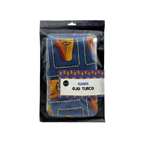 TRINIDAD PASHMINA OJO TURCO - 180x60cm.