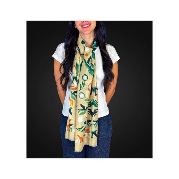 TRINIDAD PASHMINA RUDA - 180x60cm. - Imagen 3