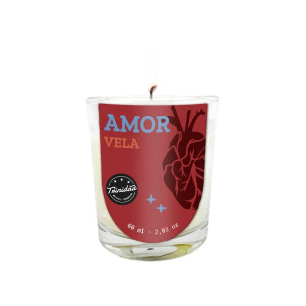 TRINIDAD VELAS VASO MINI AMOR 60ml.