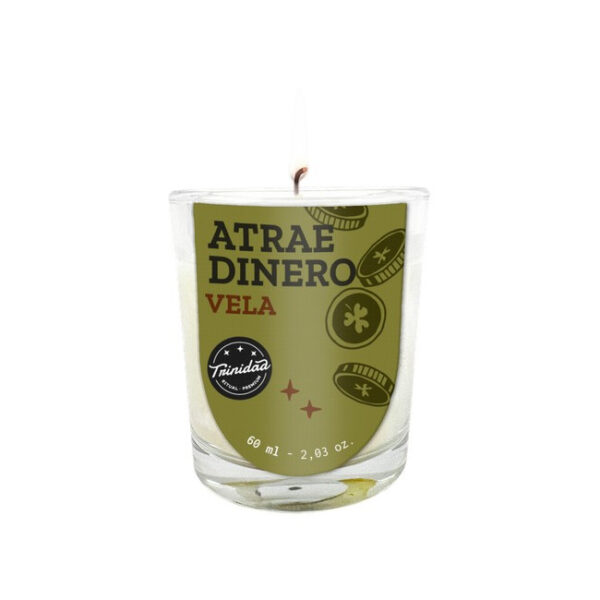 TRINIDAD VELAS VASO MINI DINERO 60ml.