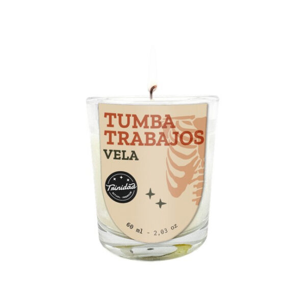 TRINIDAD VELAS VASO MINI TUMBA TRABAJOS 60ml.