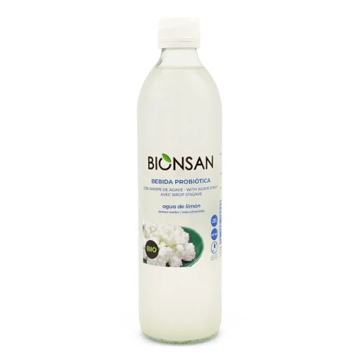 Bebida Probiótica Bionsan de Agua Limón Ecológica 500ml.