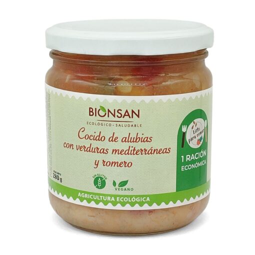 Cocido Ecológico de Alubias con Verduras 280gr.