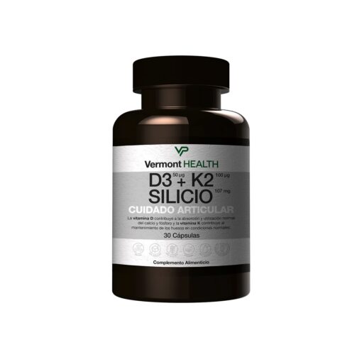 D3 + K2 + Silicio - 30 Cápsulas