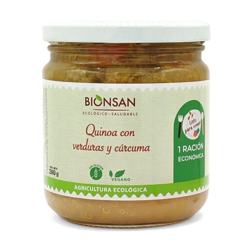 Quinoa con Verduras y Cúrcuma Ecológica 280gr.