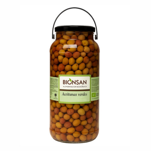 Aceitunas Verdes Manzanilla Ecológicas de Proximidad 3Kg.