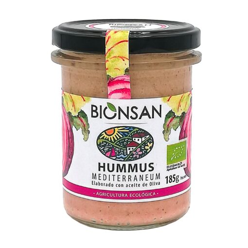 Hummus de Remolacha Ecológico Mediterraneum 185gr.