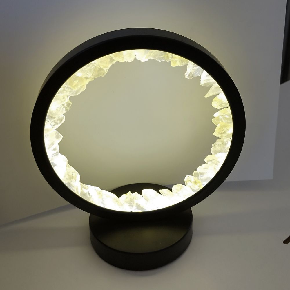 LÁMPARA DE MESA KUNUGI DE CITRINO – USB – 3 INTENSIDADES – NEGRA - Imagen 3