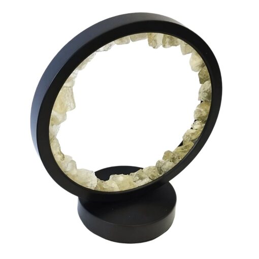 Alternative view of LÁMPARA DE MESA KUNUGI DE CITRINO – USB – 1 INTENSIDADES – NEGRA