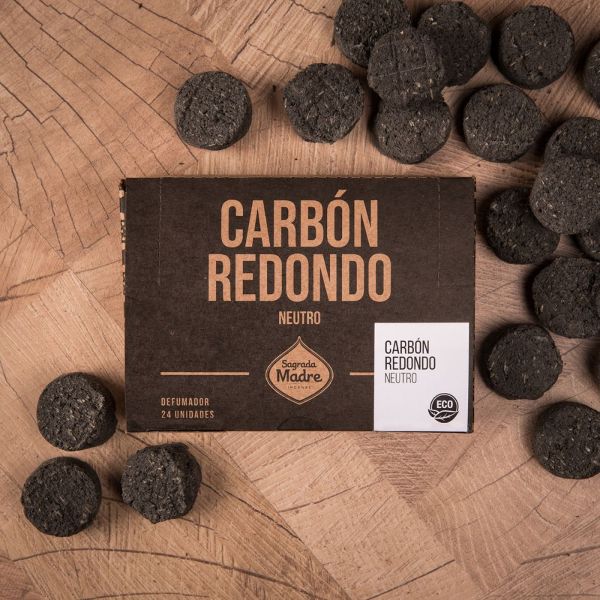 CARBÓN REDONDO NEUTRO 24Uds.