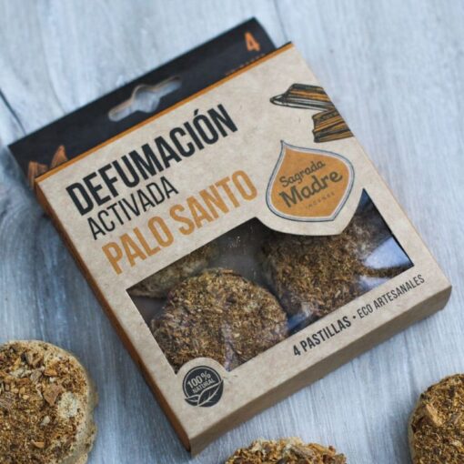 PASTILLA DEFUMACIÓN ACTIVADA DE PALO SANTO 4Uds.