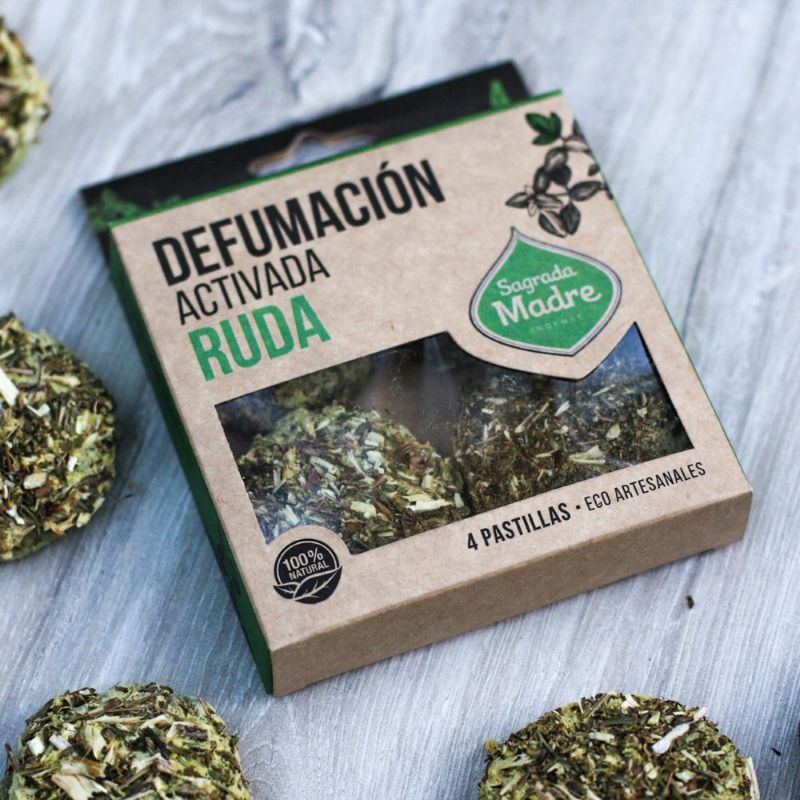 PASTILLA DEFUMACIÓN ACTIVADA CON RUDA 4Uds.