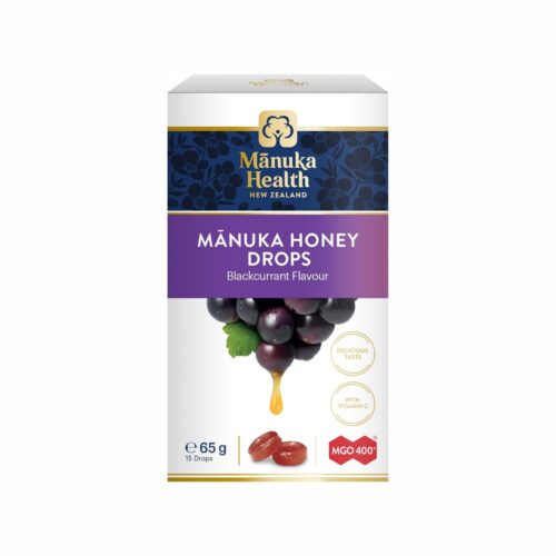 Caramelos con Miel de Mānuka y grosella negra 65g./15Uds. (MGO 400+)