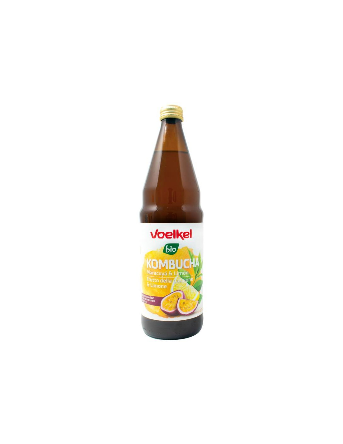 VOELKEL Kombucha Maracuyá y Limón (0,75l)