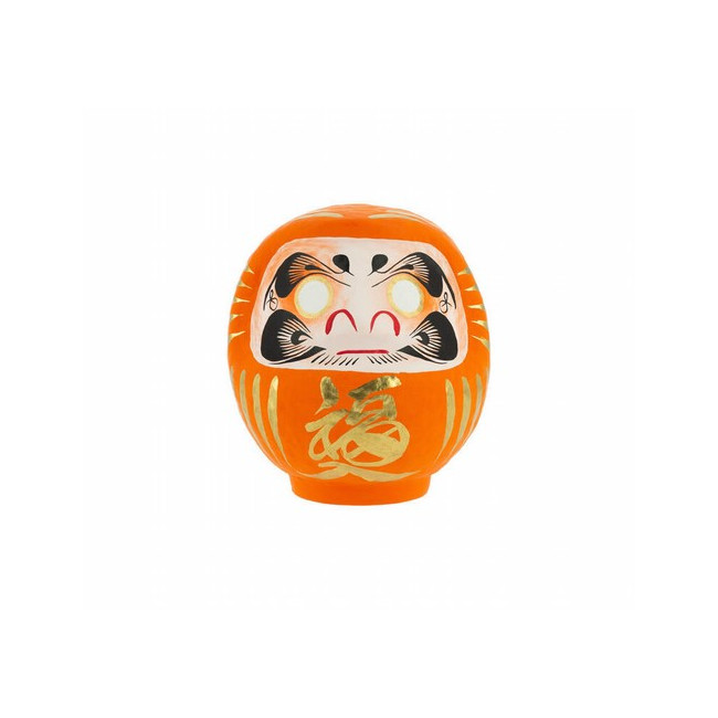 DARUMA TRADICIONAL AMISTAD NARANJA 12cm