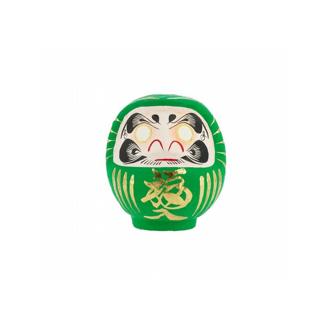 DARUMA TRADICIONAL SALUD VERDE 12cm