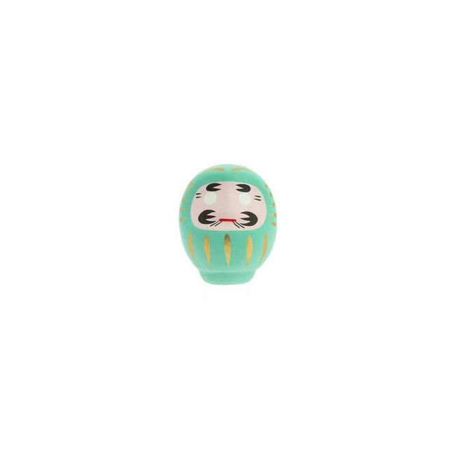 DARUMA TURQUESA GRANDE ÉXITO ACADÉMICO 9cm