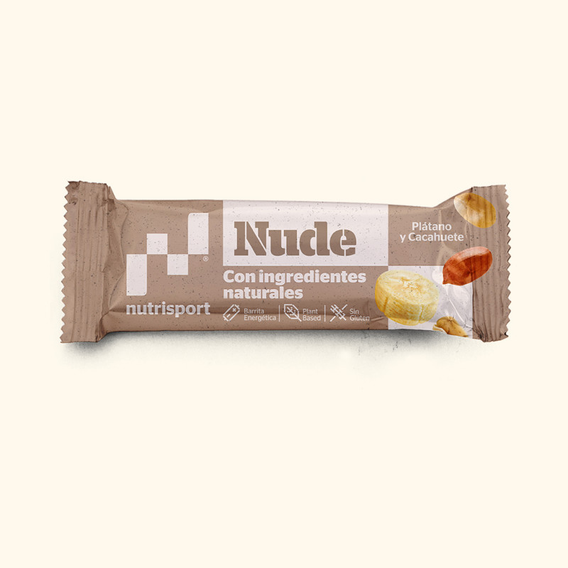 NUDE PLÁTANO Y CACAHUETE 45 GR.