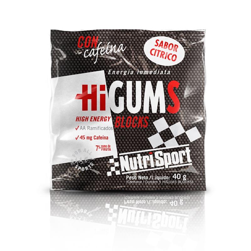 HIGUMS BLOCKS CÍTRICO + CAFEINA 40 GR.