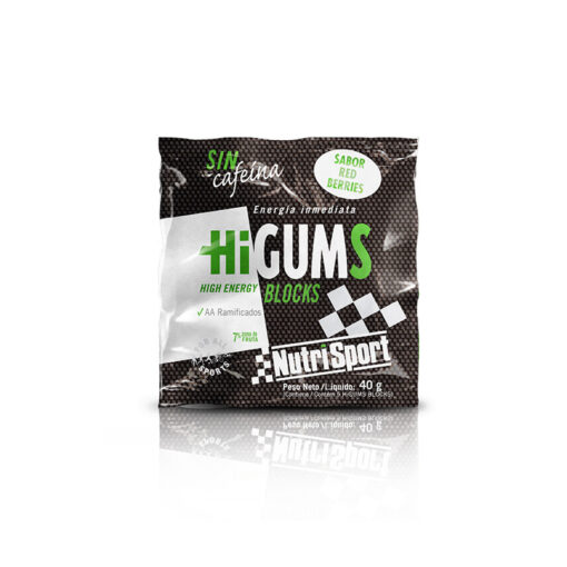 HIGUMS BLOCKS RED BERRIES SIN CAFEÍNA 40 GR.