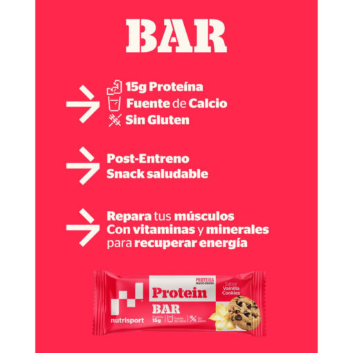 BARRITA PROTEICA GALLETA Y CHOCOLATE 44 GR. - Imagen 4