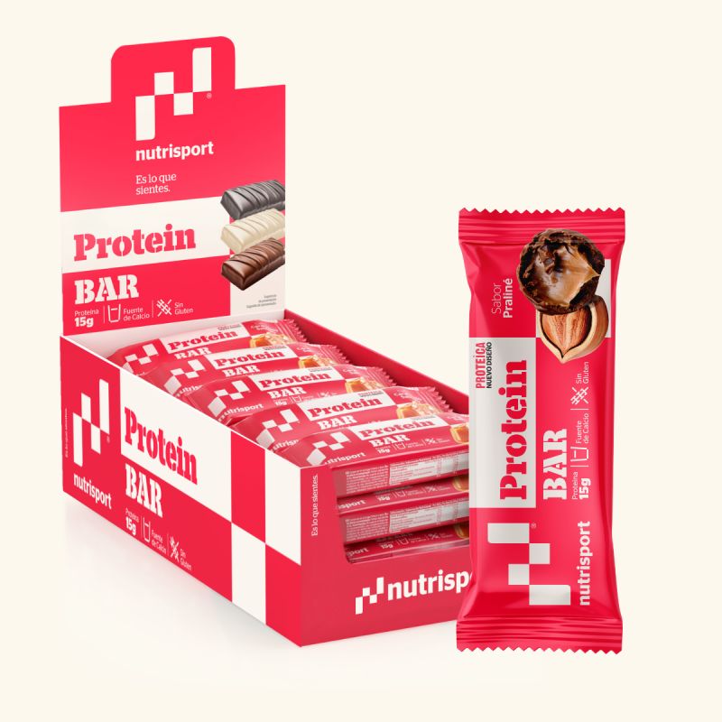 BARRITA PROTEICA AVELLANA PRALINÉ 44 GR. - Imagen 4