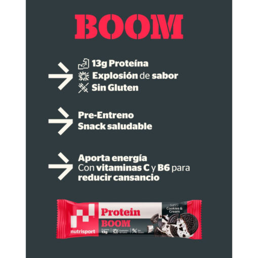 PROTEIN BOOM CHOCOLATE FUDGE CAKE 49 GR. - Imagen 4