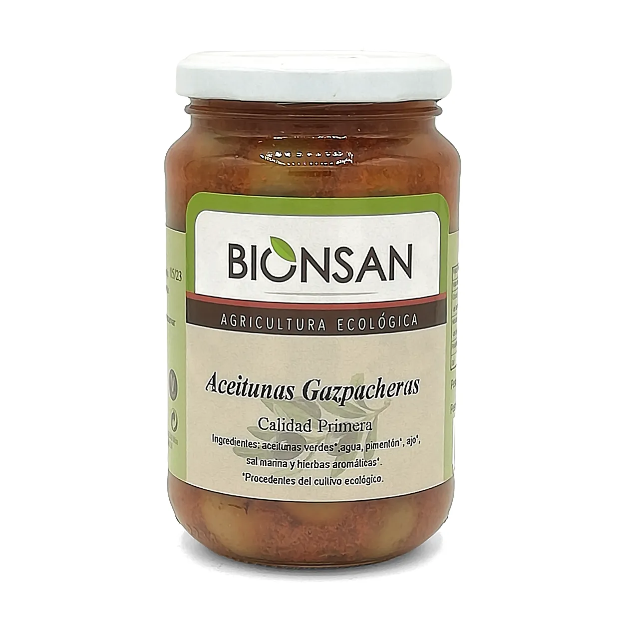 Aceitunas Gazpacheras Ecológicas de Proximidad 200gr.