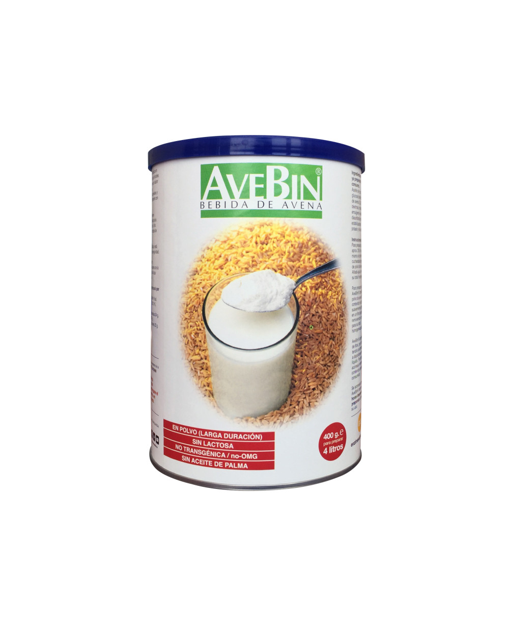 Avebin - Bebida de Avena en polvo larga duración (400gr)