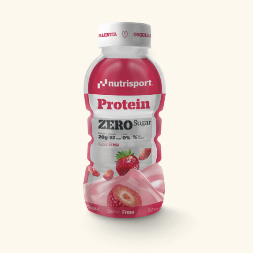 BATIDO DE PROTEÍNAS SIN AZÚCAR FRESA 330ml.