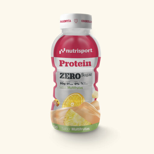 BATIDO DE PROTEÍNAS SIN AZUCAR MULTIFRUTAS 330ml.