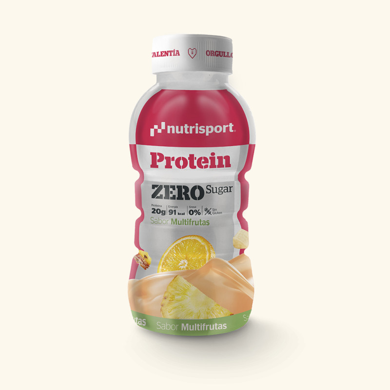 BATIDO DE PROTEÍNAS SIN AZUCAR MULTIFRUTAS 330ml.