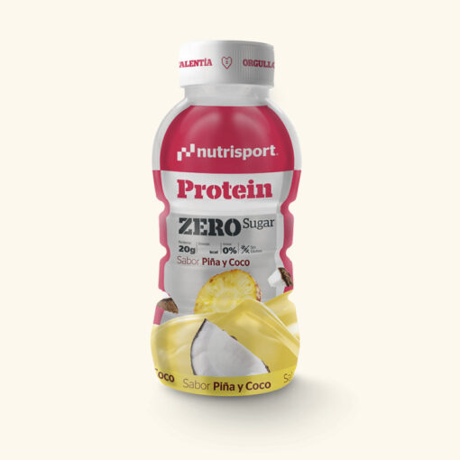BATIDO DE PROTEÍNAS SIN AZÚCAR PIÑA Y COCO 330ml.