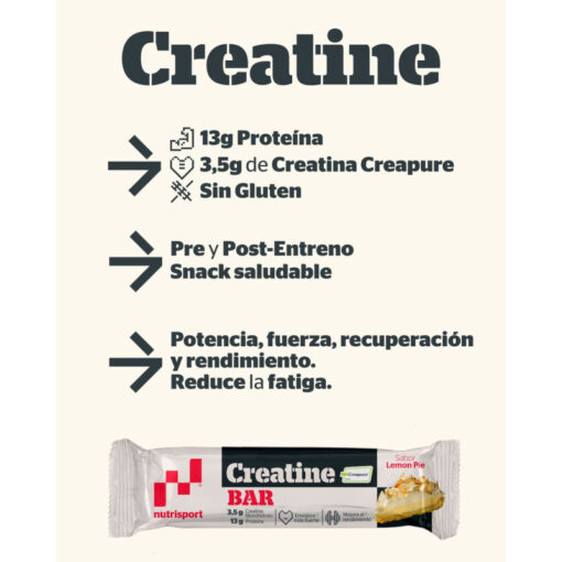 BARRITA CREATINA CREAPURE® CHOCO MILK 44gr. - Imagen 3