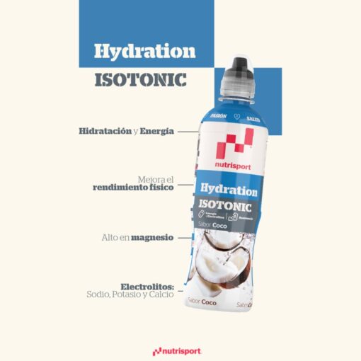 Alternative view of HYDRATION ISOTONIC COCO 500ml.