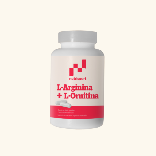 L-ARGININA + L-ORNITINA AMINOÁCIDOS PUROS 63,5gr. (100 CÁPSULAS)