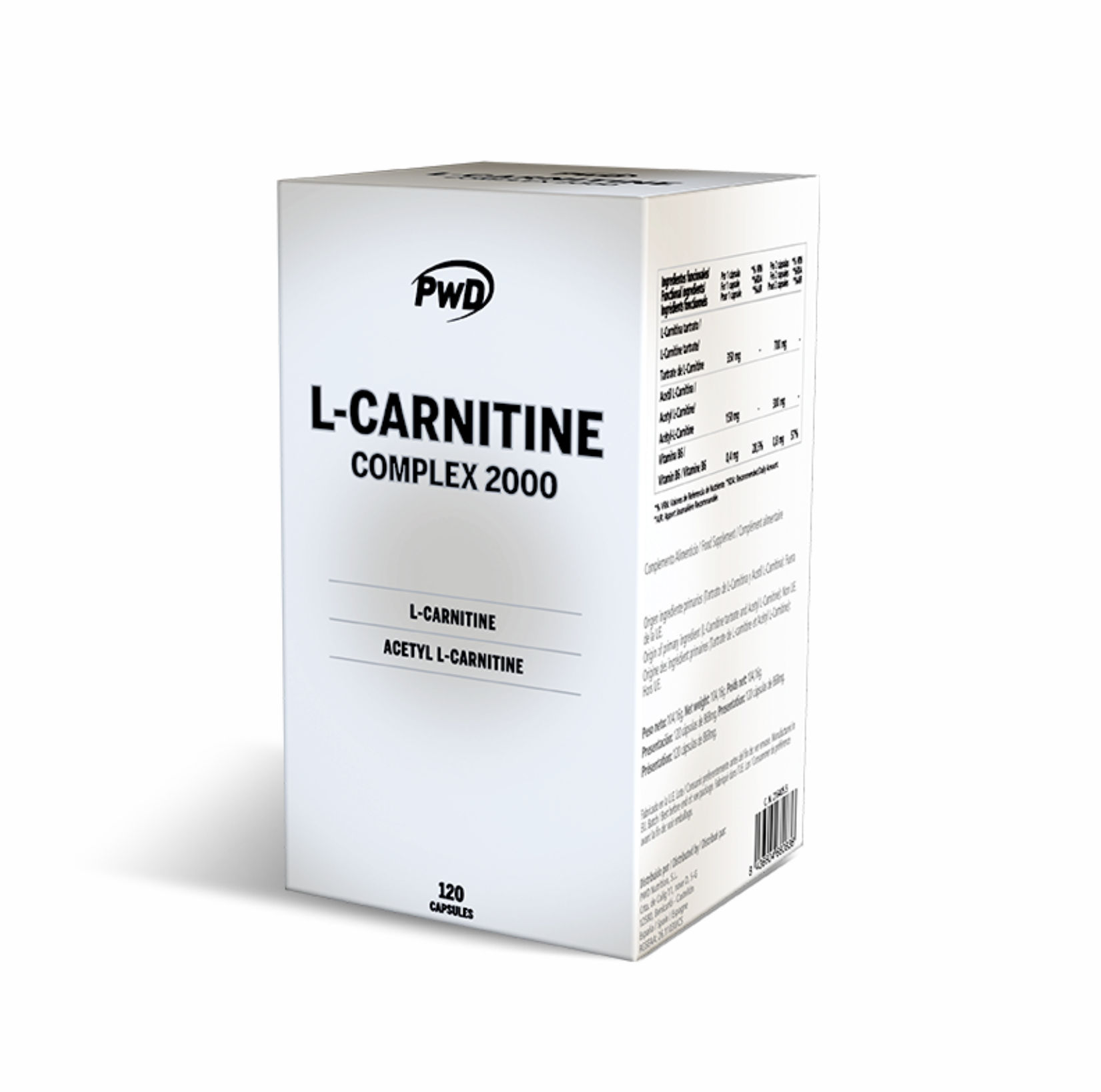 L-CARNITINE COMPLEX 2000 120 CÁPSULAS