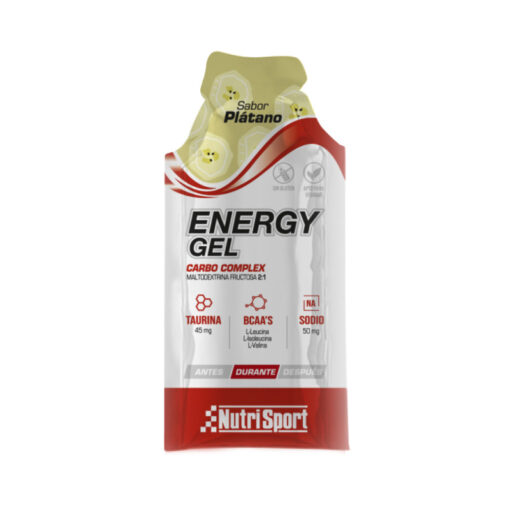 ENERGY GEL CON TAURINA PLÁTANO 35GR.