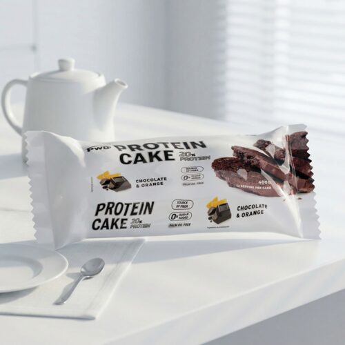 PROTEIN CAKE CHOCOLATE CON NARANJA 400gr. (12 REBANADAS)