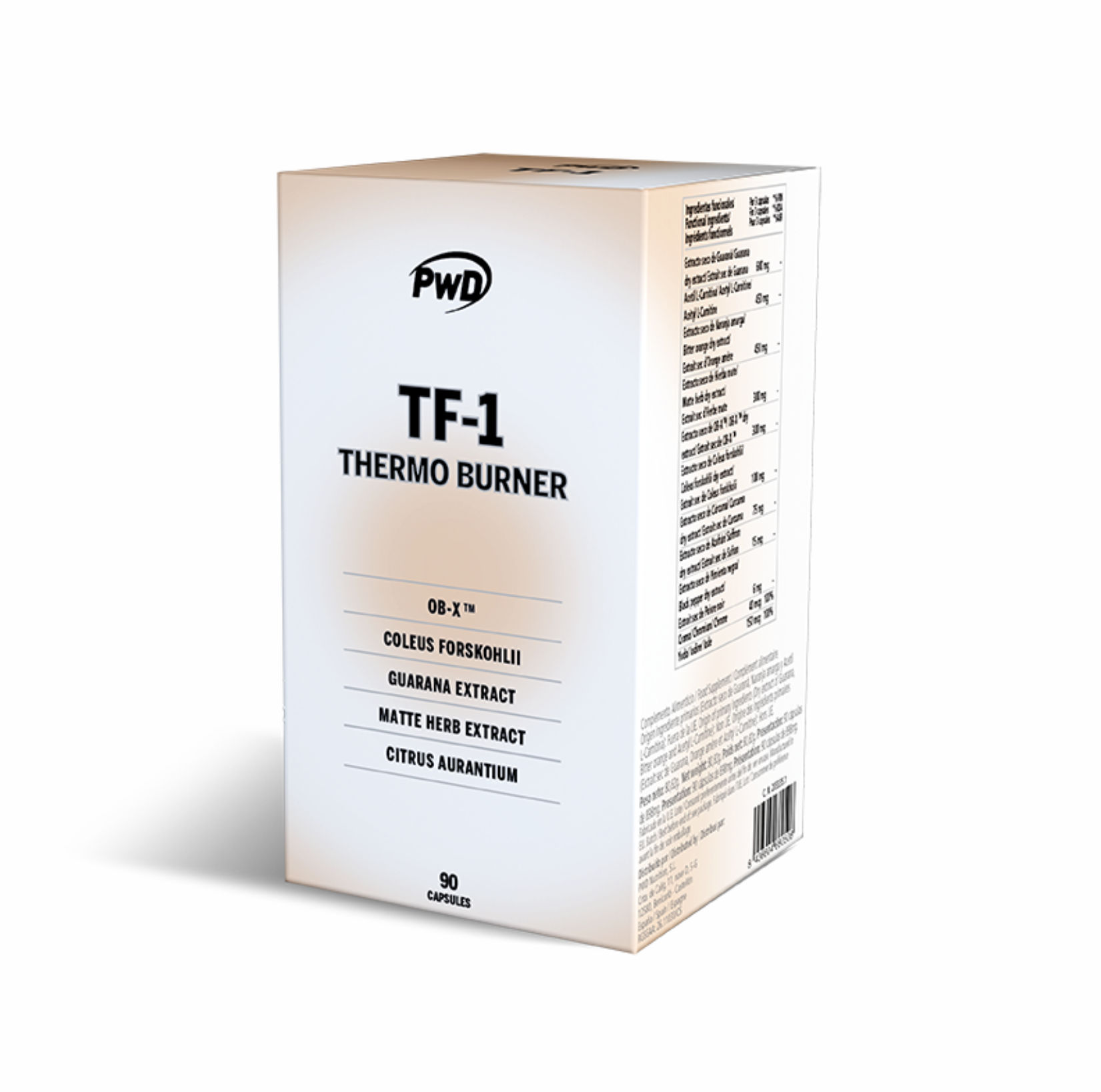 TF-1 THERMO BURNER 90 CÁPSULAS